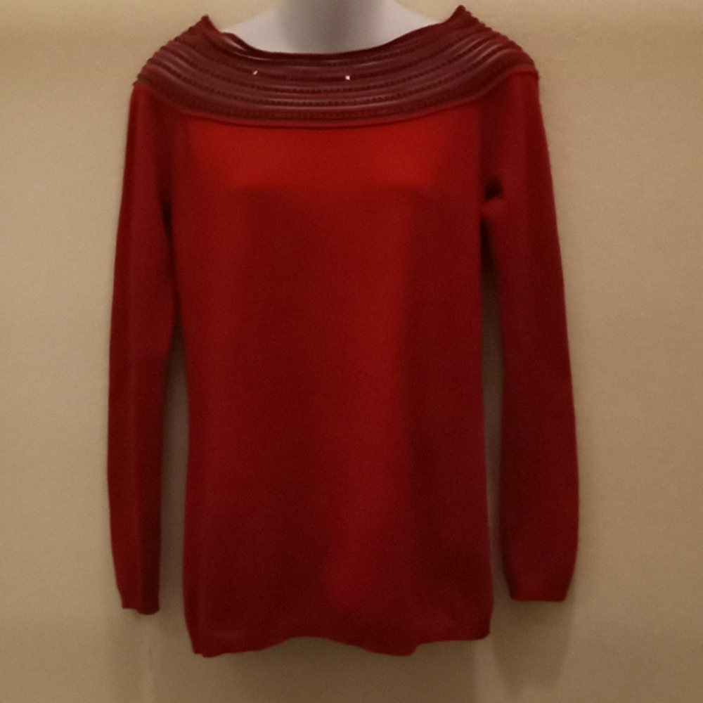Boston Proper Beaded  Sweater - Picture 3 of 12